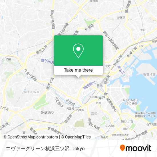 エヴァーグリーン横浜三ツ沢 map