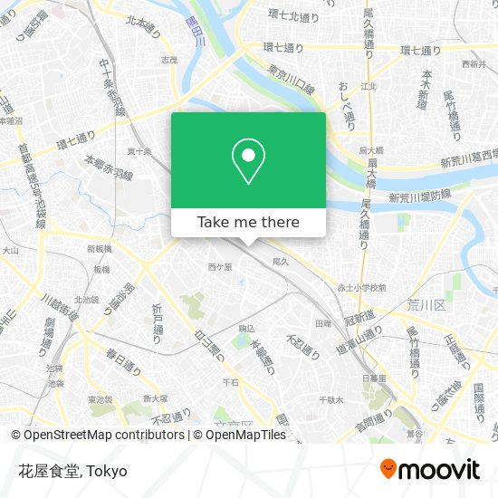 花屋食堂 map