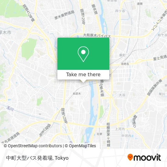 中町大型バス発着場 map