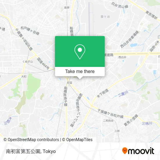 南初富第五公園 map