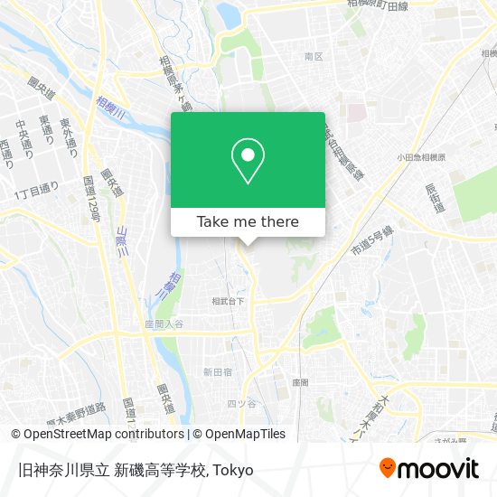 旧神奈川県立 新磯高等学校 map