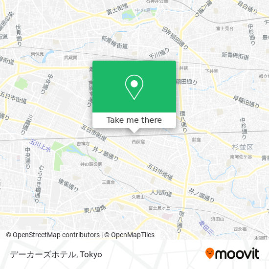 デーカーズホテル map