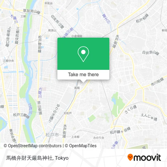 馬橋弁財天厳島神社 map