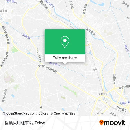 従業員用駐車場 map