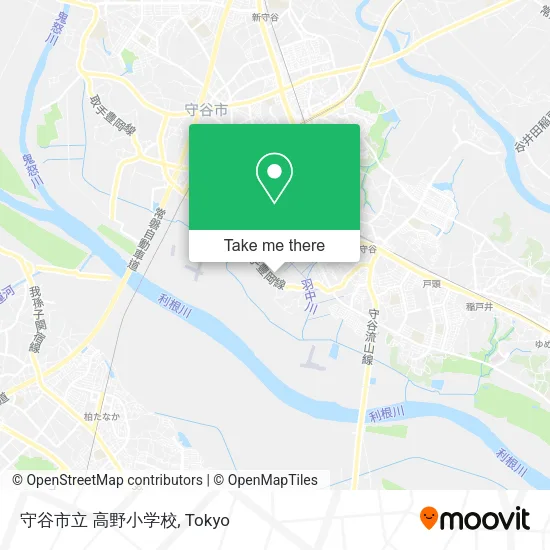 守谷市立 高野小学校 map