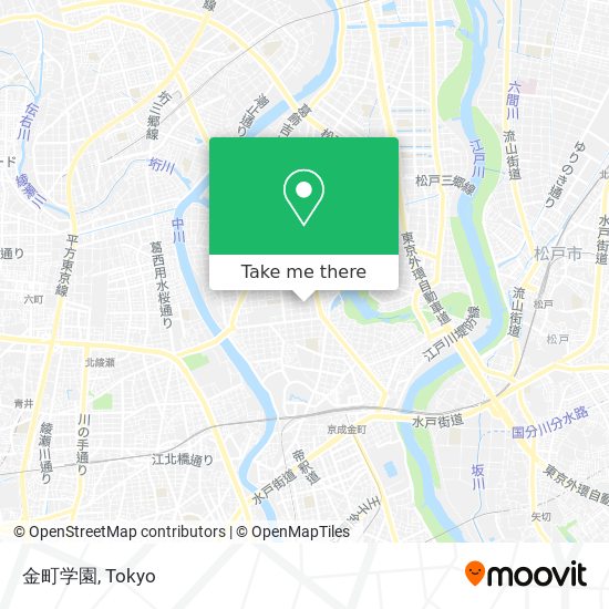 金町学園 map