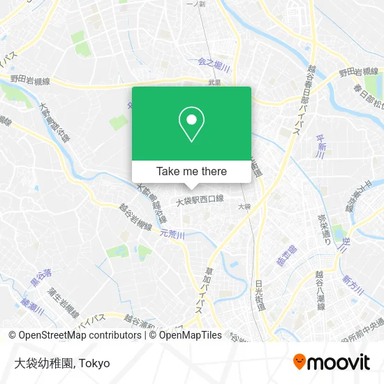 大袋幼稚園 map