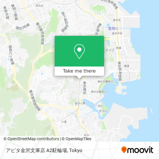 Apita Kanazawa Bunko Store A2 Bicycle Parking map