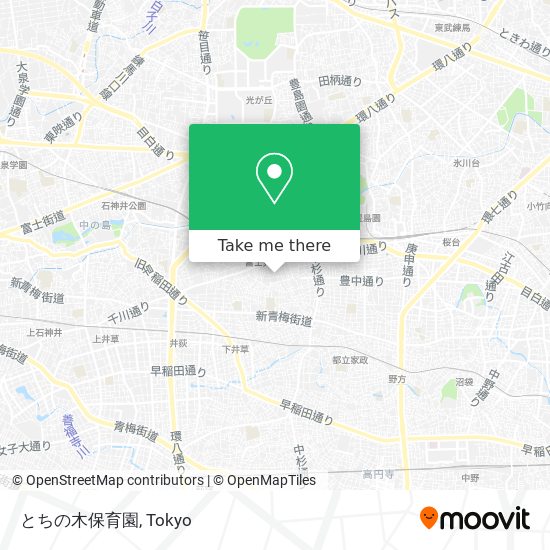 とちの木保育園 map