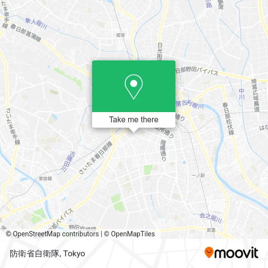 防衛省自衛隊 map