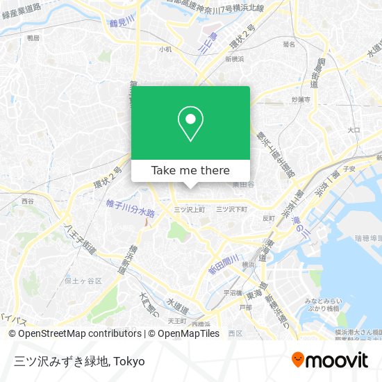 三ツ沢みずき緑地 map