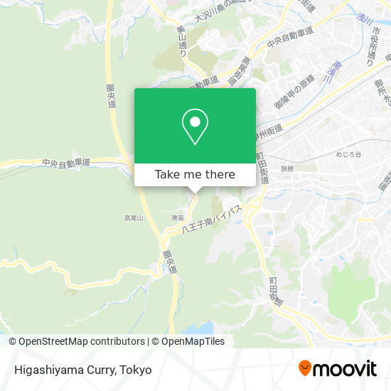 Higashiyama Curry map