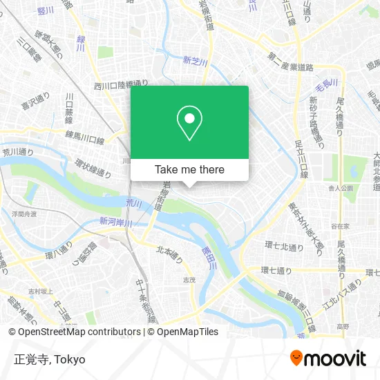 正覚寺 map