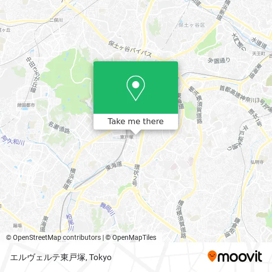 エルヴェルテ東戸塚 map