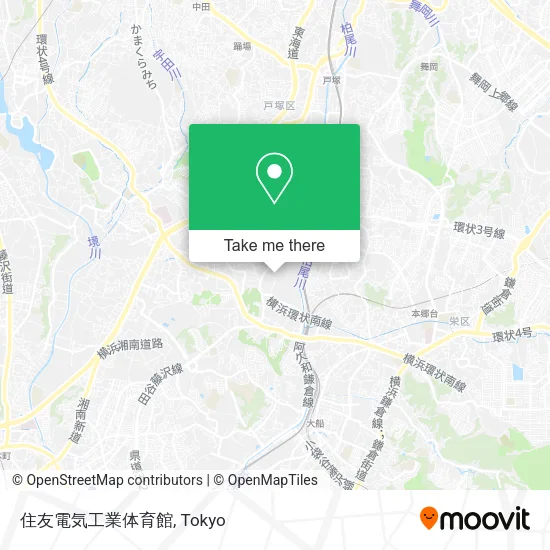 住友電気工業体育館 map