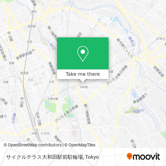 サイクルテラス大和田駅前駐輪場 map