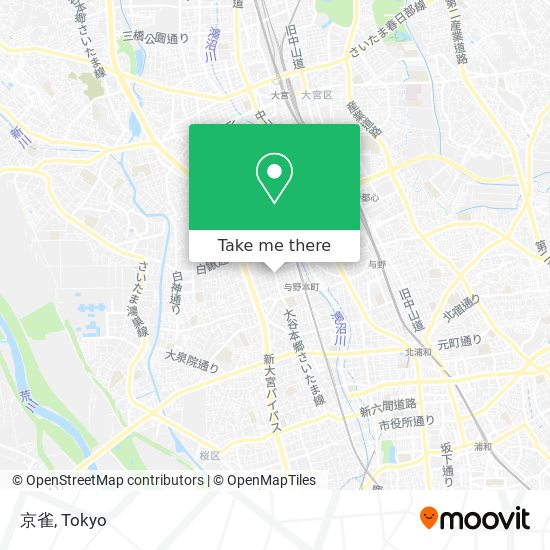 京雀 map