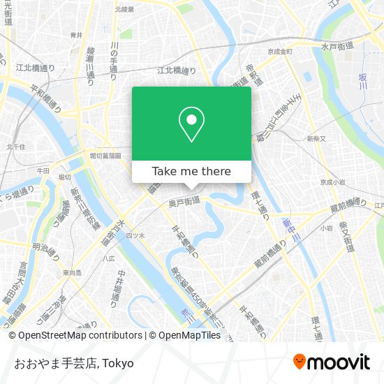 おおやま手芸店 map