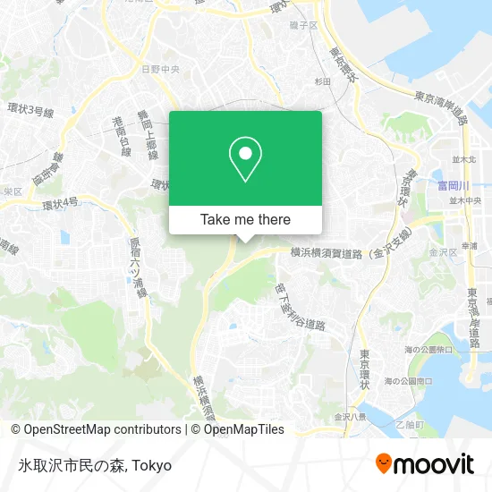 氷取沢市民の森 map