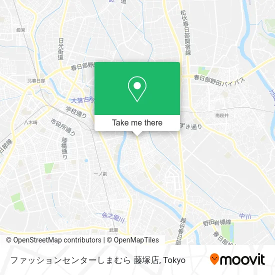 ファッションセンターしまむら 藤塚店 map