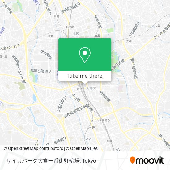 サイカパーク大宮一番街駐輪場 map