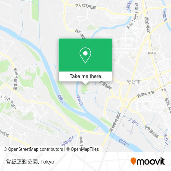 常総運動公園 map