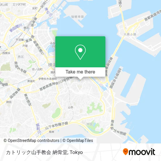 カトリック山手教会 納骨堂 map