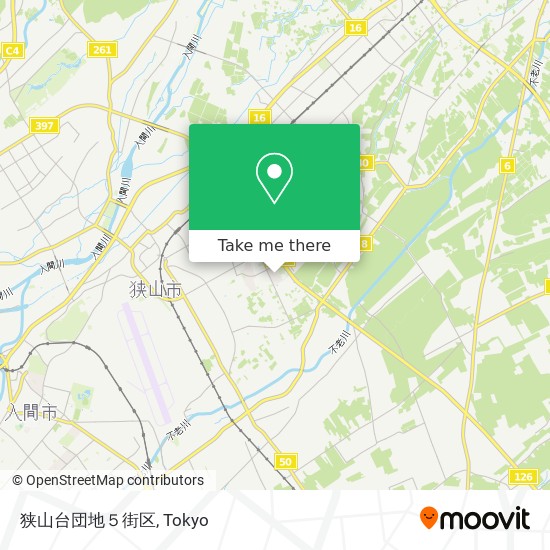 狭山台団地５街区 map
