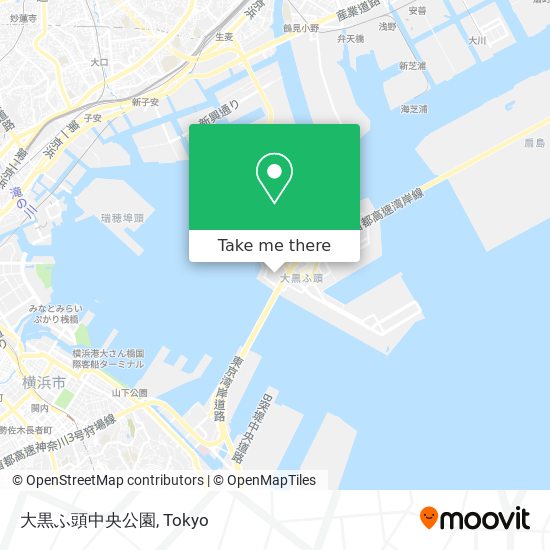 大黒ふ頭中央公園 map