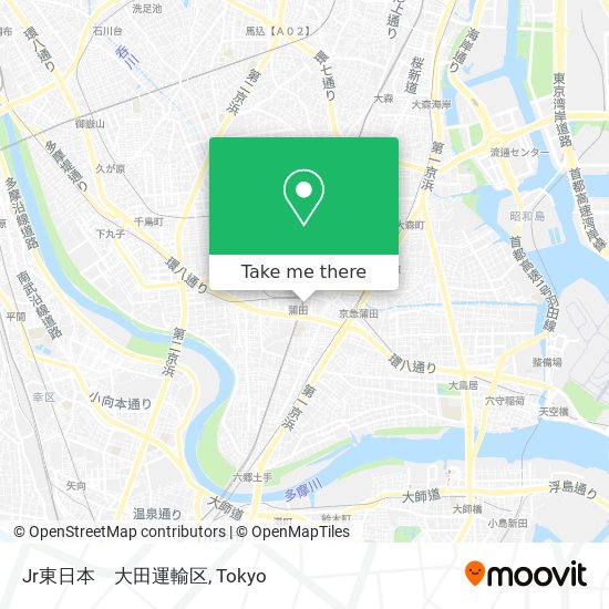 Jr東日本　大田運輸区 map