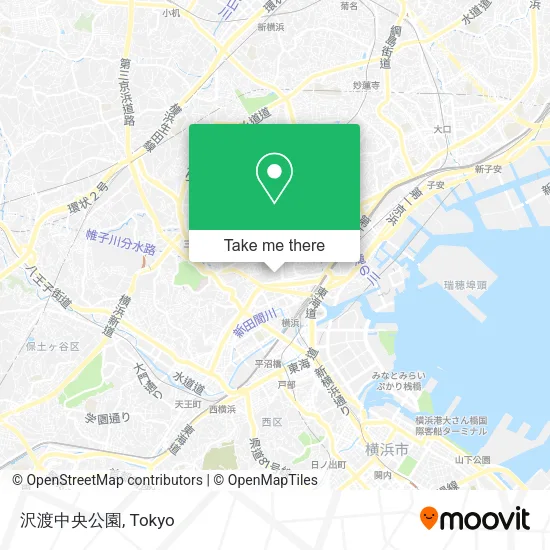 沢渡中央公園 map