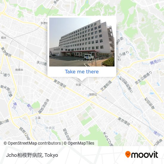 Jcho相模野病院 map