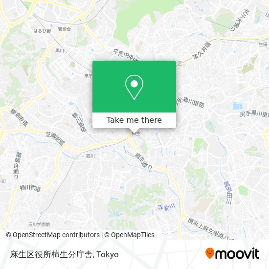 麻生区役所柿生分庁舎 map