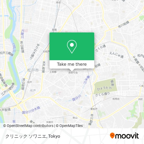 クリニック ソワニエ map