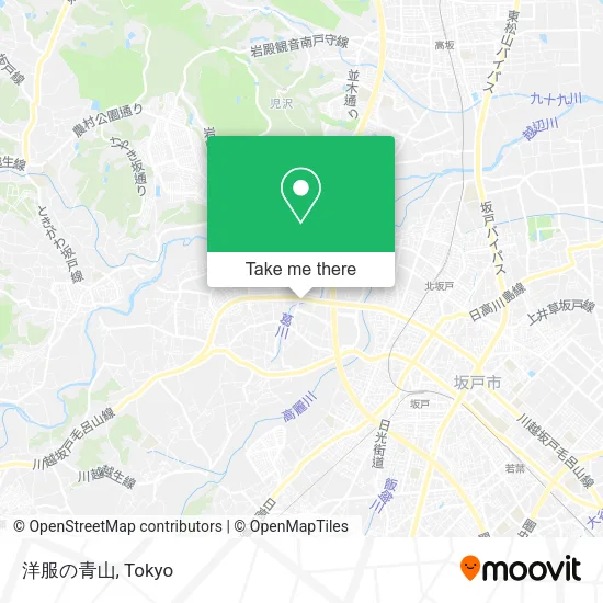 洋服の青山 map