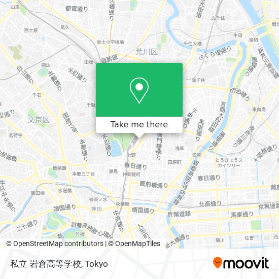 私立 岩倉高等学校 map