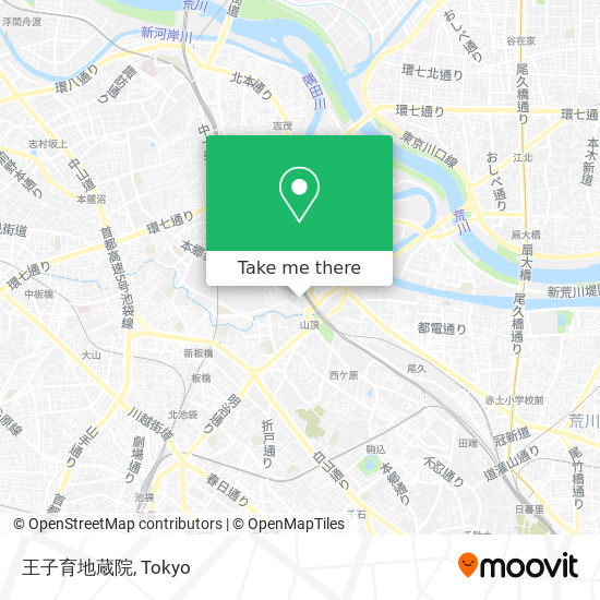 王子育地蔵院 map