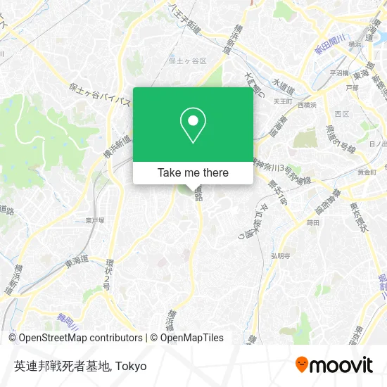 英連邦戦死者墓地 map
