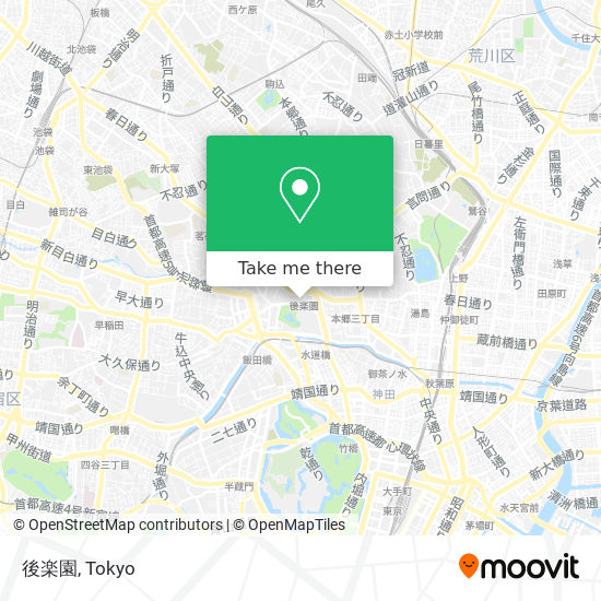 後楽園 map