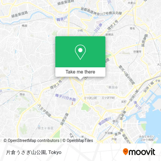 片倉うさぎ山公園 map