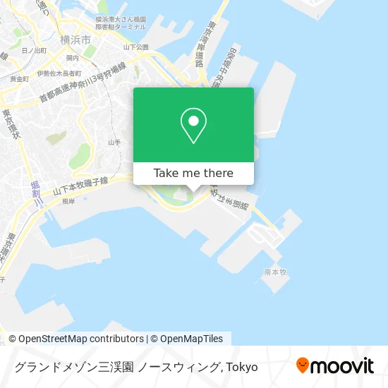 グランドメゾン三渓園  ノースウィング map