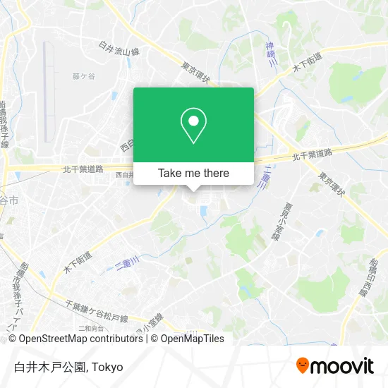 白井木戸公園 map