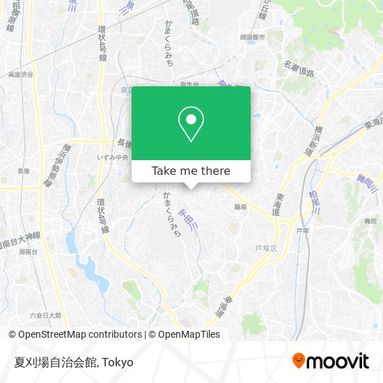 夏刈場自治会館 map