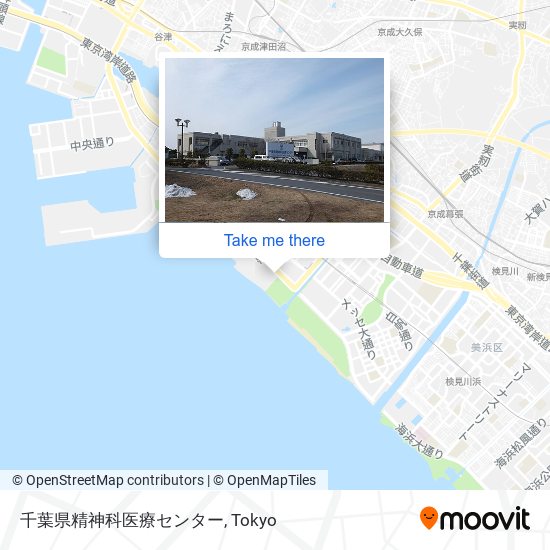 千葉県精神科医療センター map