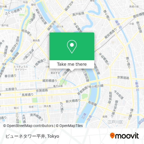 ビューネタワー平井 map