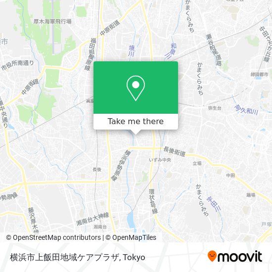 横浜市上飯田地域ケアプラザ map