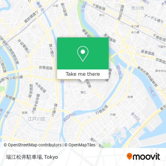 瑞江松井駐車場 map