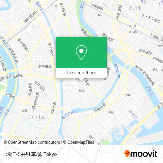 瑞江松井駐車場 map