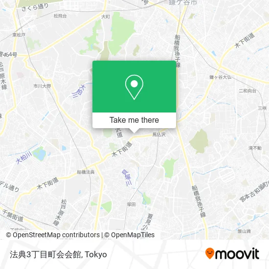 法典3丁目町会会館 map