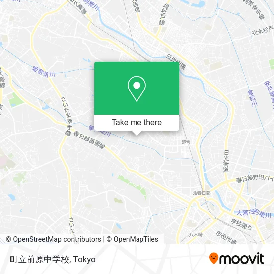 町立前原中学校 map